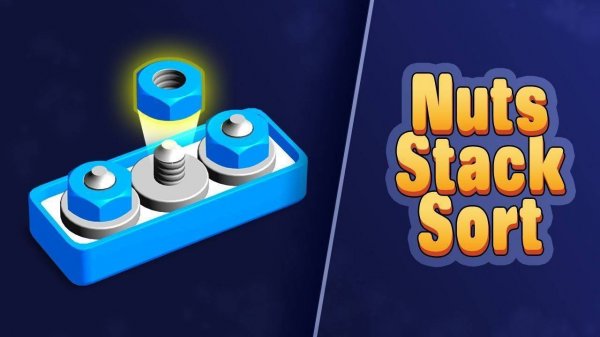 Nut Stack Sort Puzzle