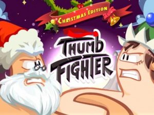 Thumb Fighter Christmas Arcade Game