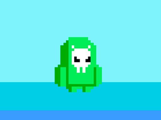 Green Alien Fall Guys Arcade