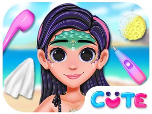 Violet Summer Dress Up Game