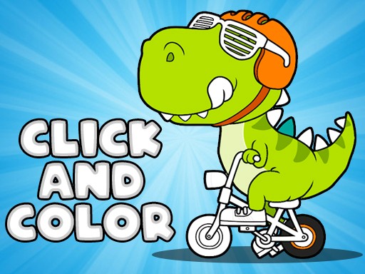 Dinosaur Coloring Clicker Game