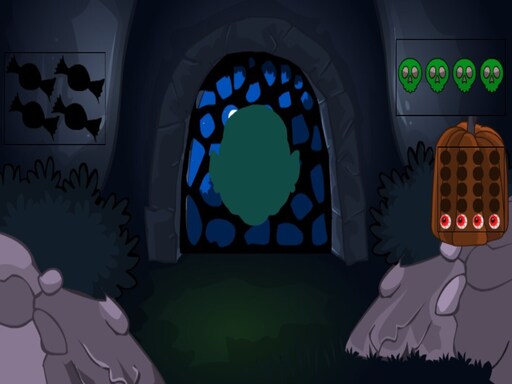 Green Monster Forest Puzzle Escape