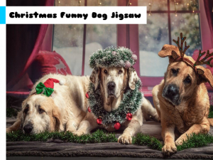 Christmas Dog Jigsaw Puzzle