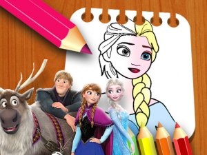 Frozen II Coloring Book Game