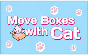 Move Boxes with Cat - Puzzle Game