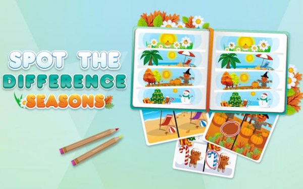 Seasons Spot the Difference Puzzle