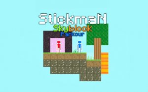 Stickman Skyblock Parkour: Free Online Adventure Game